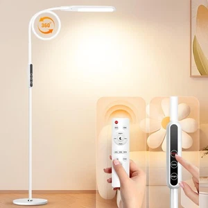 LED Floor Lamp, 12W Remote & Touch LED Reading Standing Light for Living Room... - Picture 1 of 8