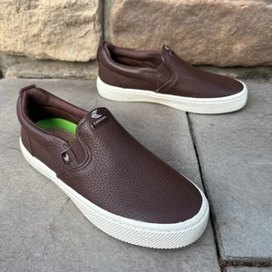 Zapatillas sin cordones Cariuma para mujer talla 8,5 de cuero granulado marrón talla 7 - Imagen 1 de 12