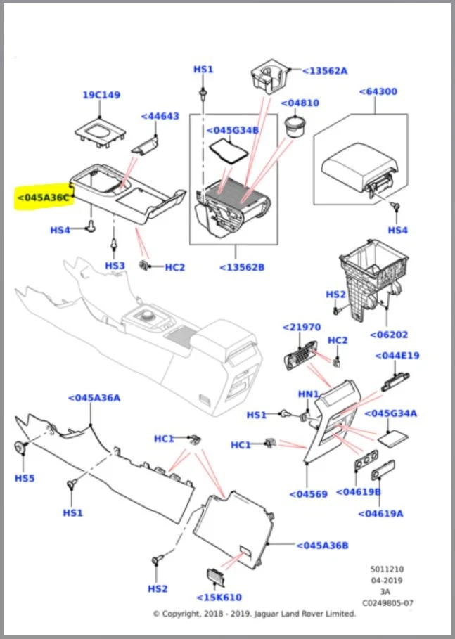 Genuine New Land Rover Discovery Sport 2015-2019 Top Panel LR112079 - Image 1 of 1