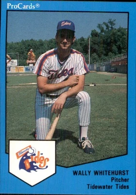 Wally Whitehurst 1989 ProCards Minor League T/S #1958 RC Tidewater Tides ** - Image 1 of 2