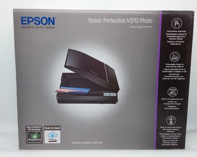 Epson Perfection V370 scanner piano foto 4800 dpi USB scansione pellicole e diapositive A4 - Immagine 1 di 4