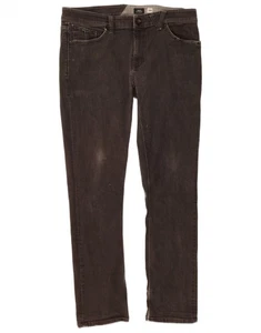 VOLCOM Mens Vorta Straight Slim Jeans W36 L31 Grey Cotton BR22 - Picture 1 of 3