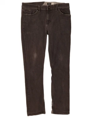 VOLCOM Mens Vorta Straight Slim Jeans W36 L31 Grey Cotton BR22 - Image 1 of 3