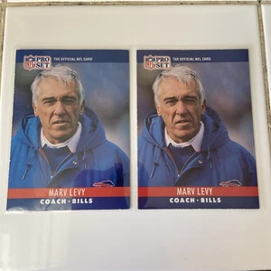 1990 Pro Set Football - MARV LEVY #48 - Buffalo Bills, Coach - Picture 1 of 2