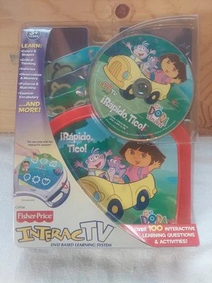 Fisher Price InteracTV Nick Jr Dora the Explorer iRapido Tico New - Image 1 of 4