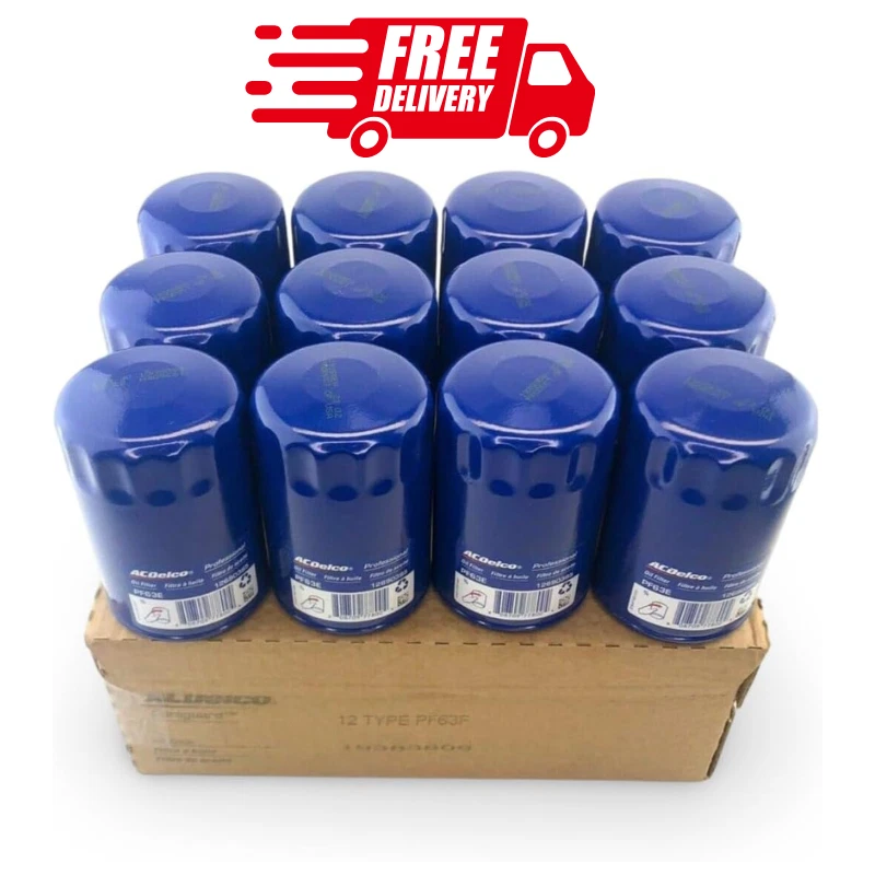 Filtro de aceite de motor AC Delco Pro PF63 PF63F A GRANEL 12 POR CAJA OEM Foto 1 de 3