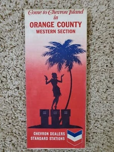 1969 Chevron Händler Standard Stationen Orange County Abschnitt Vintage - Bild 1 von 5
