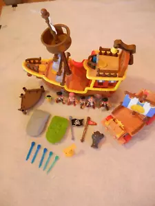 DISNEY JAKE & THE NEVER LAND PIRATES PIRATE SHIP SAILWAGON CAR 5 PIRATES & MISC - Picture 1 of 11