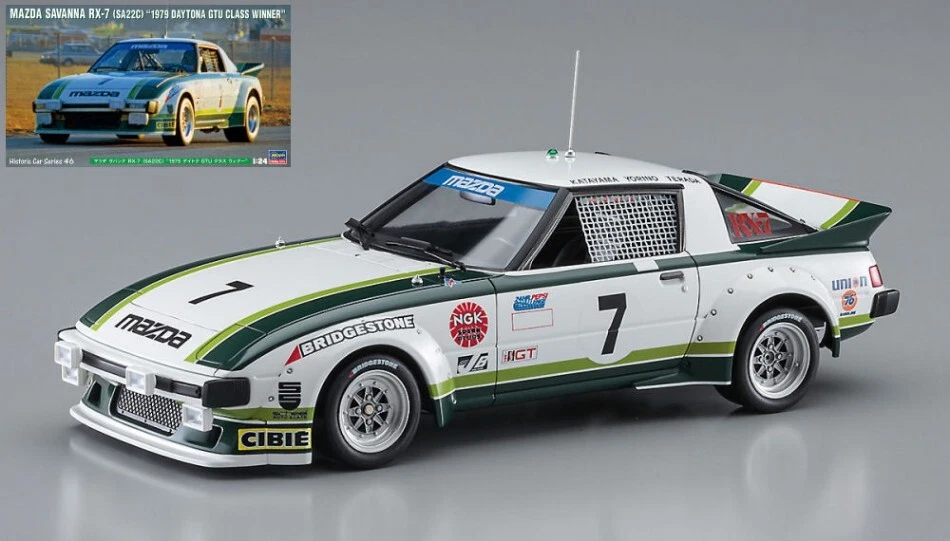 Hasegawa MAZDA SAVANNA RX-7 (SA22C) 1979 DAYTONA GTU CLASS WINNER KIT 1:24 - Immagine 1 di 1