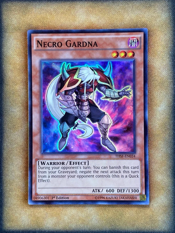 Yugioh Necro Gardna THSF-EN034 Super Rare 1st Ed NM - Image 1 of 1