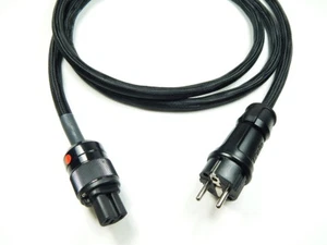 2,5m Eutech High End Netzkabel mit Eupen GNLM 3G2,5 Bals 7372 + Wattgate 320i  - Bild 1 von 4