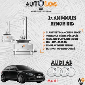 ✅ SET 2x HID XENON GLÜHBIRNEN AUDI A3 ✅ - Bild 1 von 6