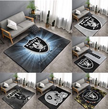 Oakland Raiders Nfl Fan Rug Mats For Sale Ebay
