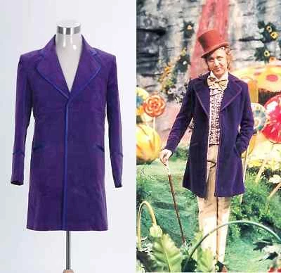 Willy Wonka & the Chocolate Factory (1971) Chaqueta Abrigo Disfraz Juegos con disfraces Halloween Foto 1 de 4
