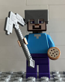 LEGO Minecraft Minifigure min016 Steve - Helmet - 21125 21121 21141