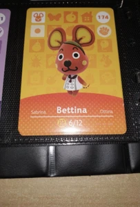 Animal Crossing Amiibo Karten Serie 2 174 Bettina Schoki - Picture 1 of 1
