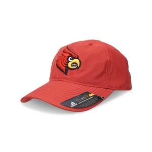 Louisville Cardinals Adidas Team Logo Red Climalite Slouch Adjustable Hat Cap - Picture 1 of 6