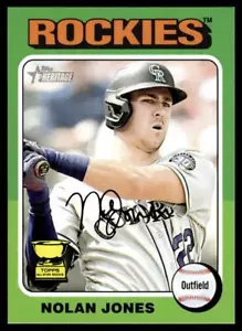 2024 Topps Heritage #315 Nolan Jones Rookie Cup Colorado Rockies - Picture 1 of 2