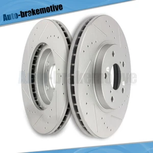 FOR ACURA CL MDX TL TSX HONDA ACCORD ODYSSEY PILOT DRILLED FRONT BRAKE ROTORS - Bild 1 von 12