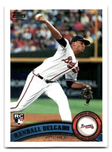 Randall Delgado 2011 Topps Update Baseball #US22 Atlanta Braves Rookie RC - Picture 1 of 2