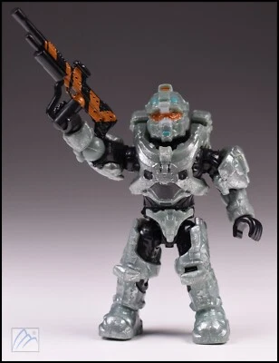 HALO MEGA BLOKS UNSC SPARTAN CENTURION FRED-104 MINI FIGURE DYH87 BLUE TEAM - Image 1 of 4