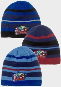 Boys Marvel Avengers Knitted Winter Hat Official Beanie 3-8 yrs Free P+P - Picture 1 of 2