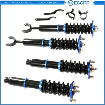 Coilovers Shock Absorber Springs Kits For 1992-2001 Honda Prelude Adj Height - Image 1 of 4