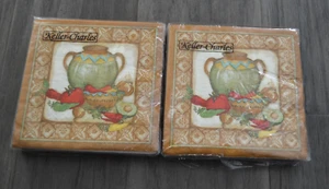 KELLER-CHARLES Paper Napkins SANTA FE  2 X 20 Beverage 3-Ply Germany SOUTHWEST - Picture 1 of 4