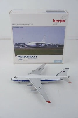 Herpa Wings 1:500 AeroFlot Russian Airlines Antonov AN-124 #510707 modelo diecast Foto 1 de 4