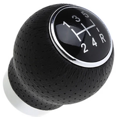 5 Speed Aluminum Manual Car Gear Shift Knob Shifter Lever Auto Replacement Parts - Image 1 of 4