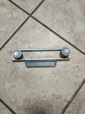 50's Vintage Genuine Studebaker Commander Radio Face Plate & Knows - Image 1 of 4