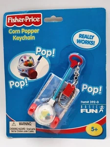 Fisher Price Corn Popper Vintage Basic Fun Keychain #392-0 - Picture 1 of 2