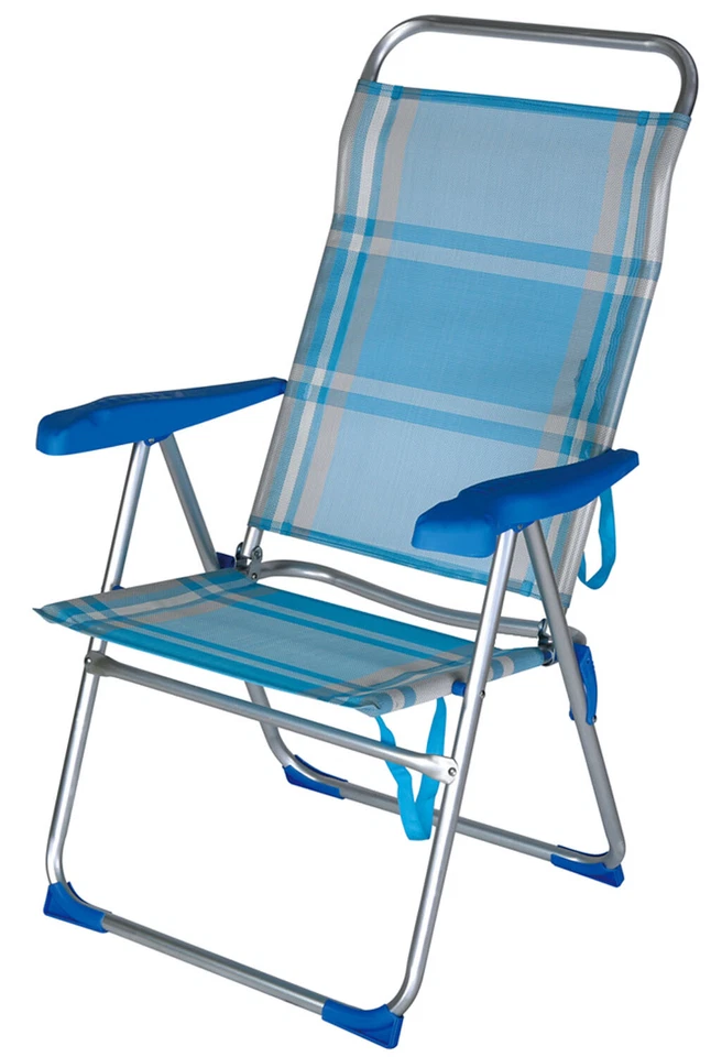 CHAISE DE PLAGE RÉGLABLE ET PLIANTE SUN COMFORT 39x49x47/114H cm  - Photo 1/1