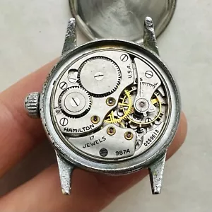 RARO HAMILTON 987A SEGUNDA GUERRA MUNDIAL REPARACIÓN PRÉSTAMO ARRENDAMIENTO EE. UU. PARA URSR Reloj Militar Segunda Guerra Mundial De colección - Imagen 1 de 14