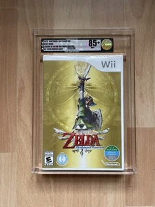The Legend Of Zelda Skyward Sword VGA 85+ Casi Nuevo + Oro Mar/Me Nintendo Wii WATA UKG - Imagen 1 de 4