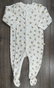 Baby Boy Clothes New Old Navy 6-9 Month Little Puppy Dog Footed Outfit - Picture 1 of 3