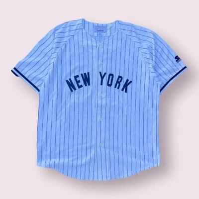 Camiseta deportiva vintage a rayas Ryan O’Neil New York Yankees XL 90s MLB Home Foto 1 de 4