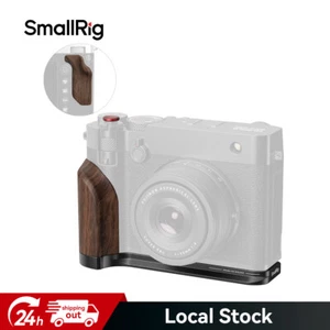 SmallRig L-Shape Mount Plate with Wooden Handle for FUJIFILM GFX100RF 5266 - Picture 1 of 9
