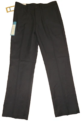 NWT Haggar Men’s Performance Microfiber Black Slacks! Sz 32x30/Office/Comfort - Image 1 of 4