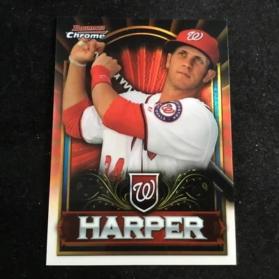 2011 Topps Bowman Chrome Exclusive Topps Value Box Red #BCE1 Bryce Harper WAS - Image 1 of 2