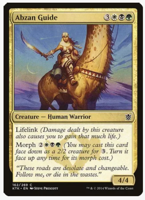 Magic the Gathering Abzan Guide (x4) PLAYSET MtG Khans of Tarkir NM/LP - Image 1 of 1