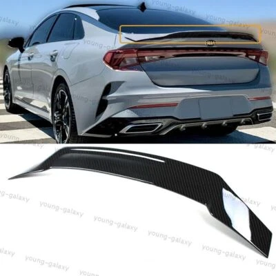 Carbon Fiber Style R STYLE DUCKBILL TRUNK SPOILER FOR 2021 2022 KIA K5 LX LXS GT Foto 1 de 4