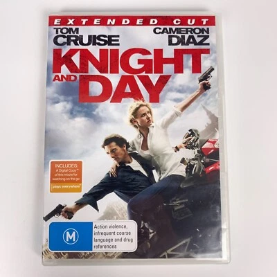 Knight And Day (DVD, 2010) Tom Cruise, Cameron Diaz Region 4 - Image 1 of 3