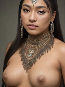 8x10 Native American Woman Art Print American Indian Model   03-2024376263 - Picture 1 of 1