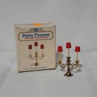 Vtg Petite Princess Fantasy Furniture Dollhouse Royal Candelabra 4439-6 In Box