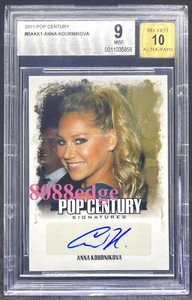 2015 POP CENTURY AUTO: ANNA KOURNIKOVA -AUTOGRAPH "THE BIGGEST LOSER" BGS 9 MINT - Picture 1 of 12
