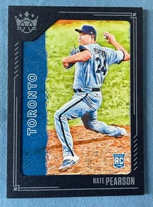 2021 Diamond Kings Nate Pearson RC Blue Jays Blue Frame - Picture 1 of 3