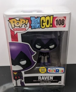 FUNKO POP TEEN TITANS GO! RAVEN 108 LEUCHTEN IM DUNKLEN SPIELZEUG R US EXKLUSIV GEWÖLBT - Bild 1 von 9