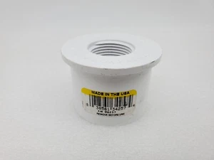 Dura 1-1/2" X 3/4" Threaded SCH40 PVC Reducer Bushing D2466 - Picture 1 of 8