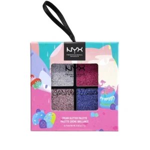 NYX Sprinkle Town Cream Glitter Palette CGLI003 Strawberry Whip 4 x 0.03 oz Nuevo - Imagen 1 de 1